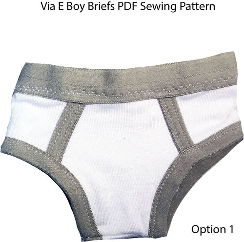 Via E Boy Briefs Sewing Pattern