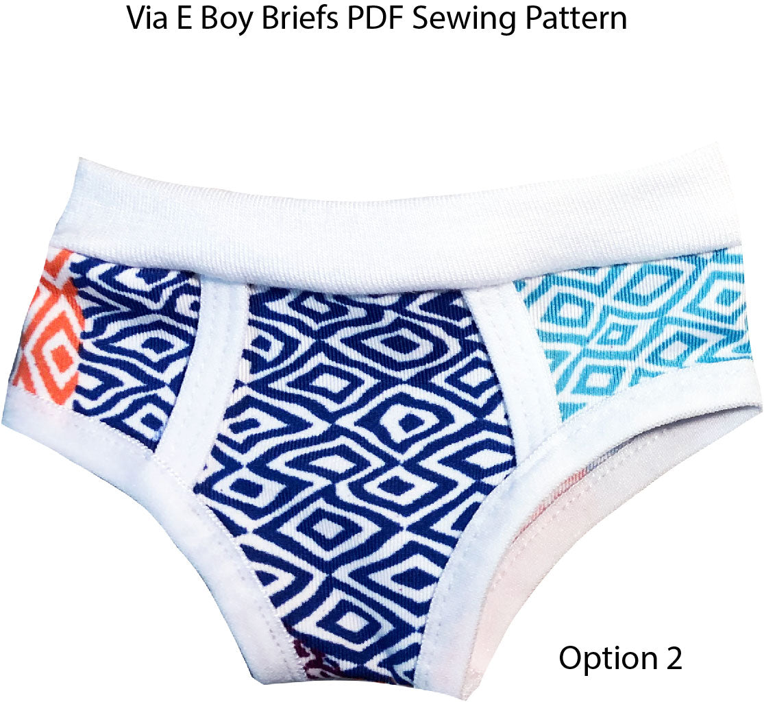 Via E Boy Briefs Sewing Pattern