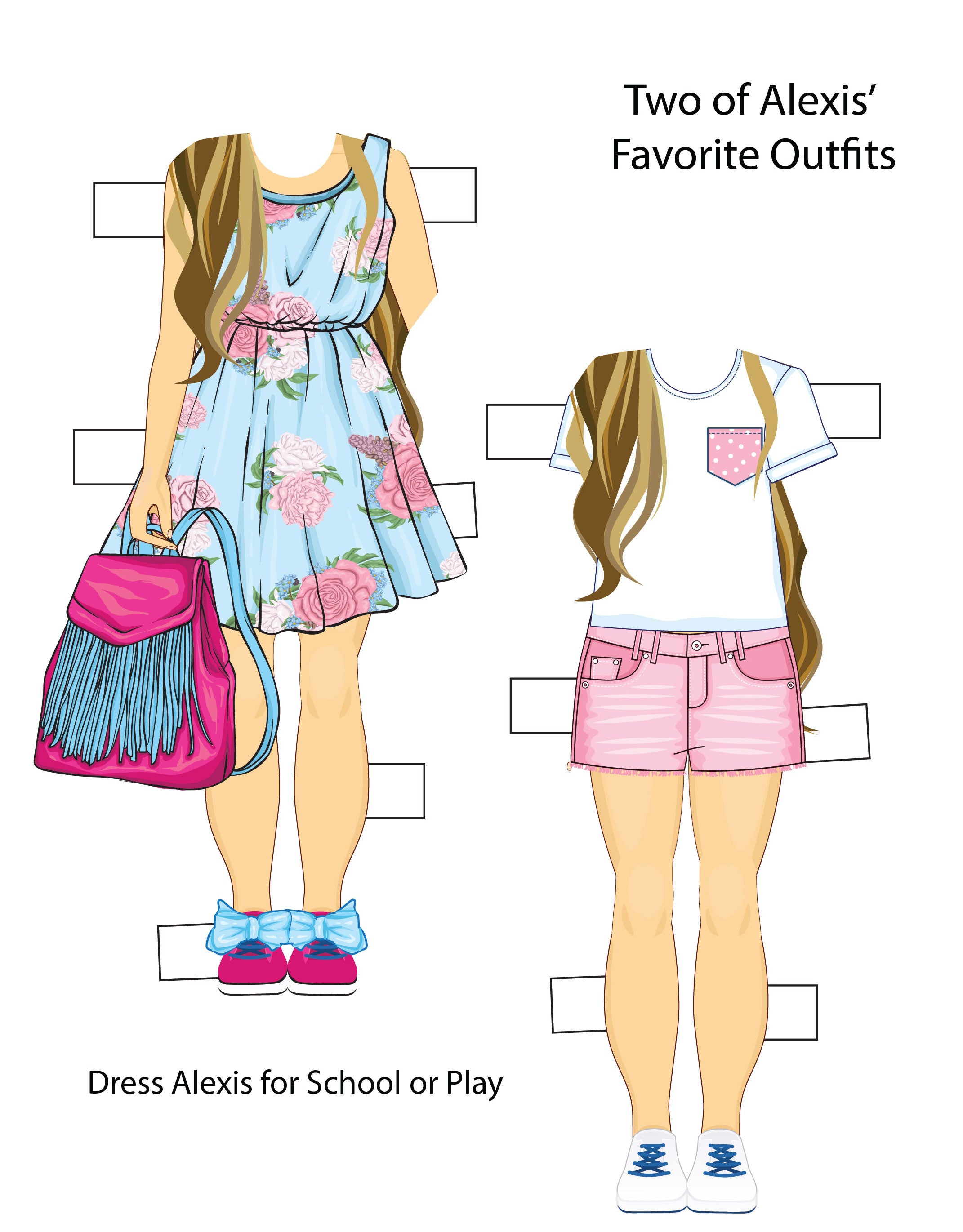 Via E Paper Dollfriends®and Fashion Design Activitybook