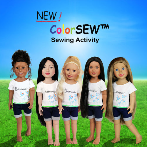 ColorSEW(TM) Dollfriends(R) T-shirt