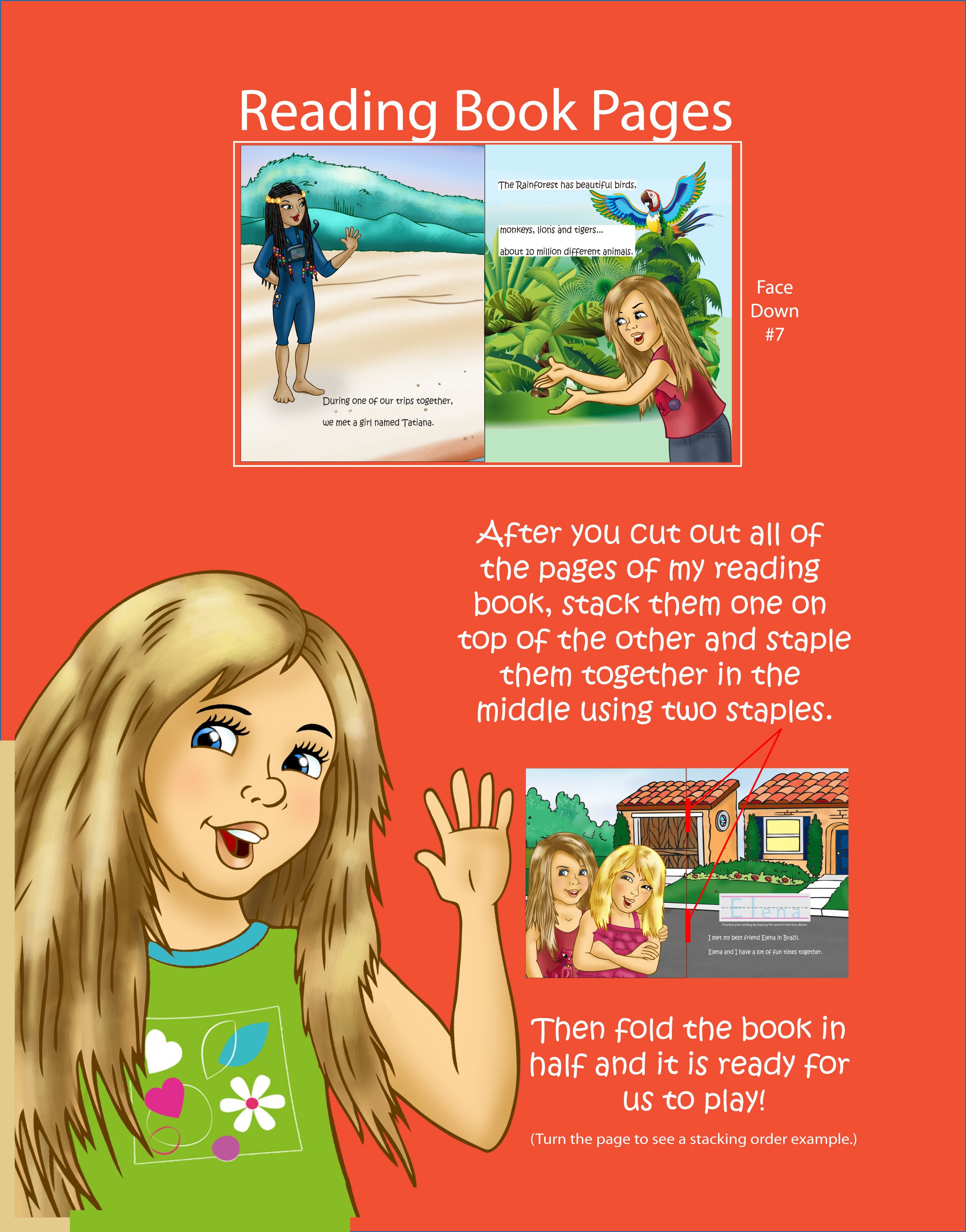 My Schoolbooks - Accessory Activity for Girls and Dollfriends(R)