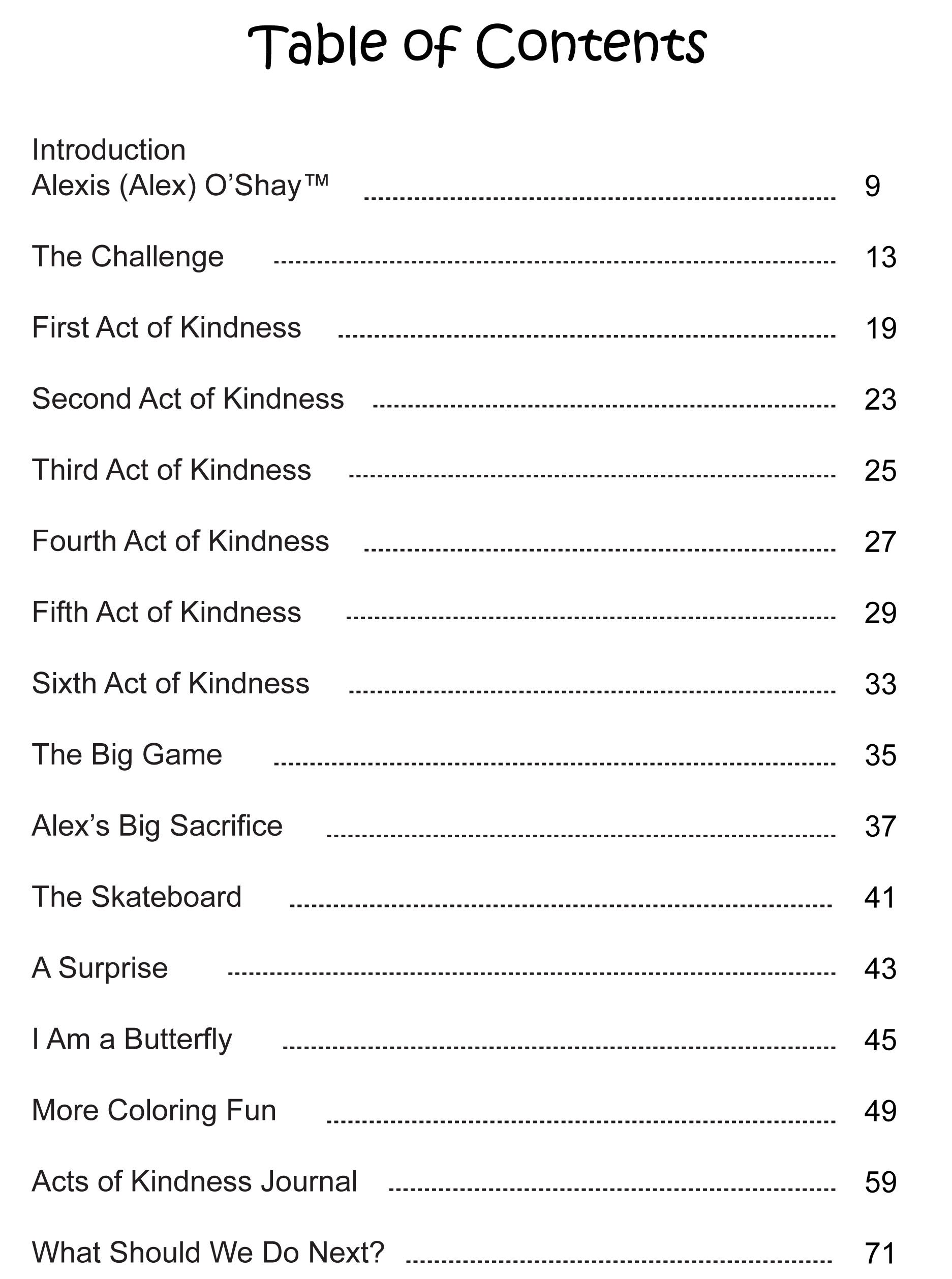 Ten Acts of Kindness Second Edition