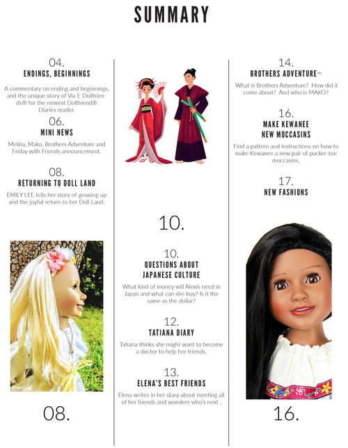 DOLLFRIEND® DIARIES No 04 END of Year 2020 EDITION