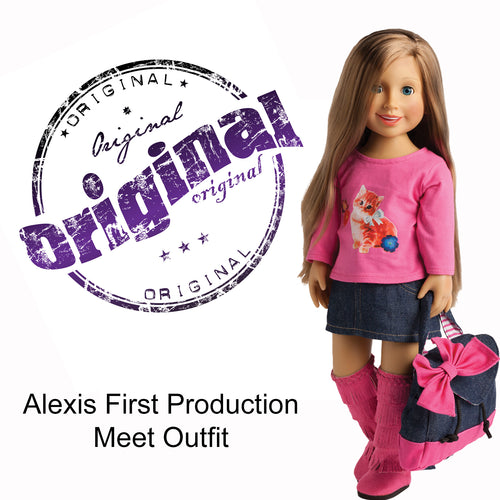 Alexis First Production Meet Outfit