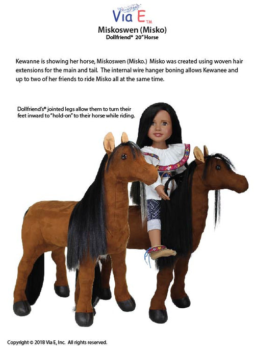 Kewanee's Horse Miskoswen (Misko) Sewing Pattern