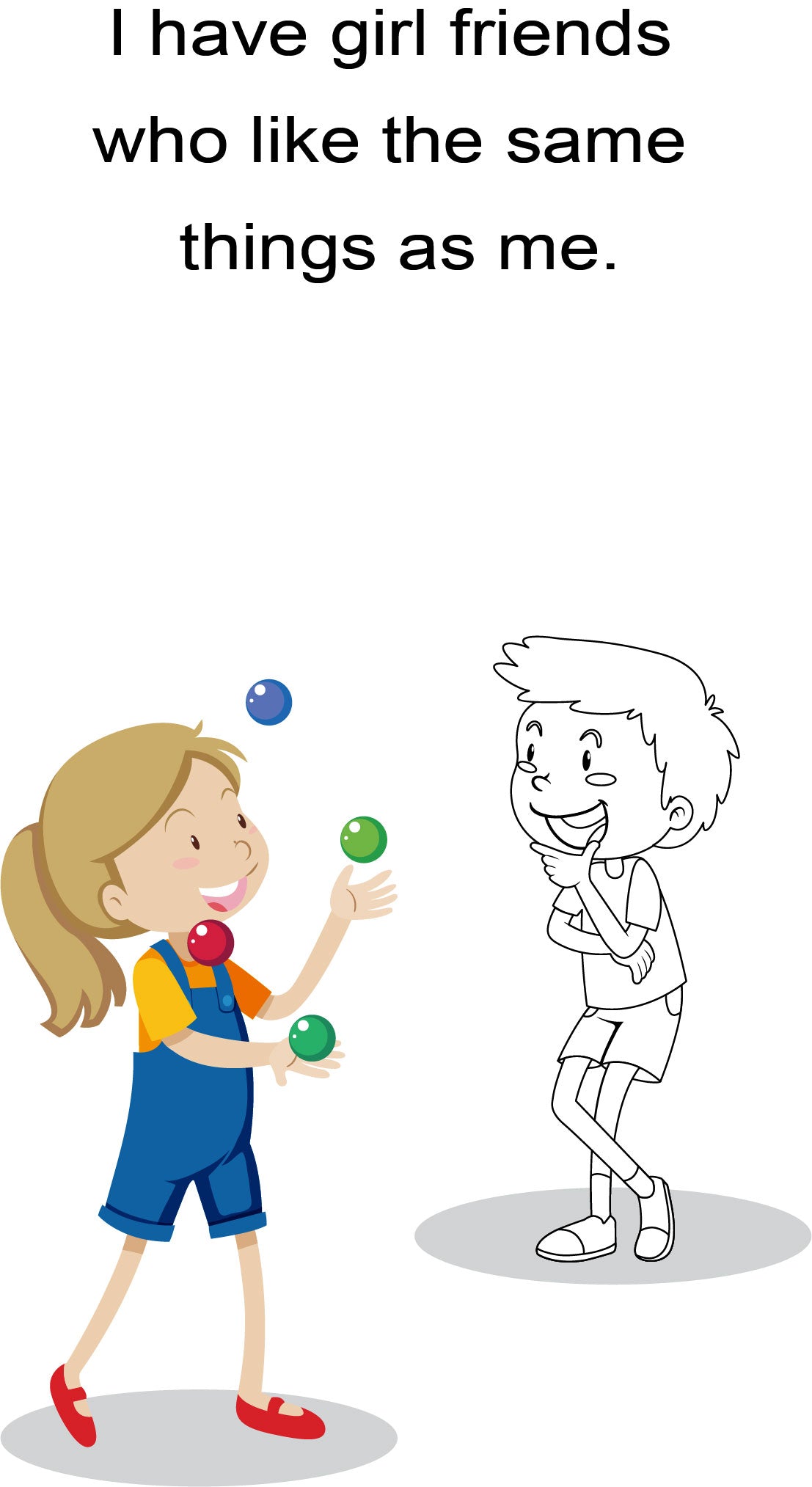 I AM A BOY! The cool stuff I do. Early Reader
