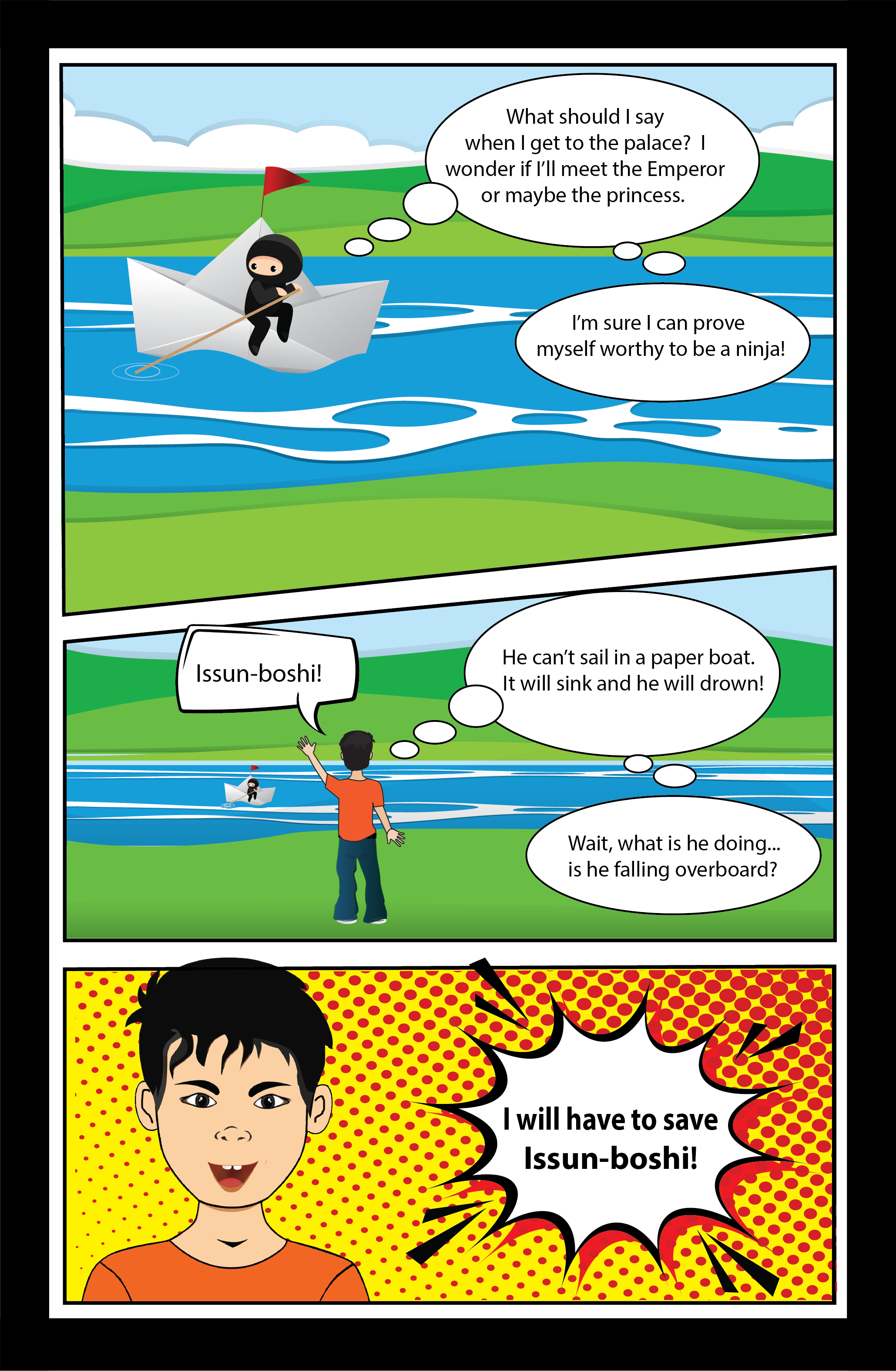 Mako and Issun-Boshi Comic Book