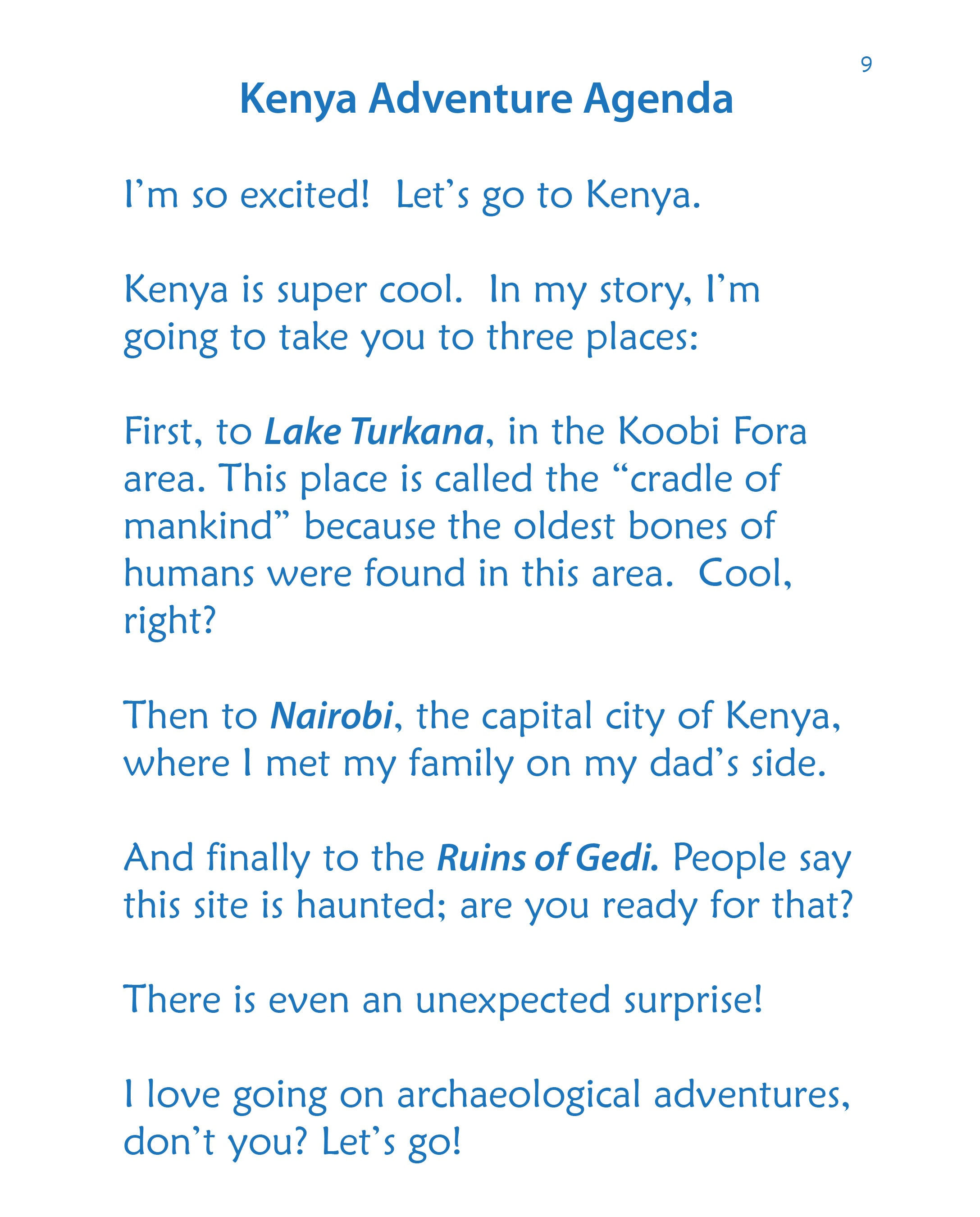 Let's go to Kenya!