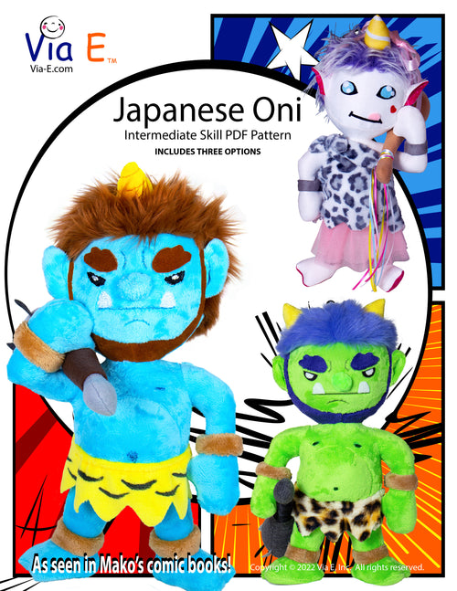 Japanese Oni PDF Pattern