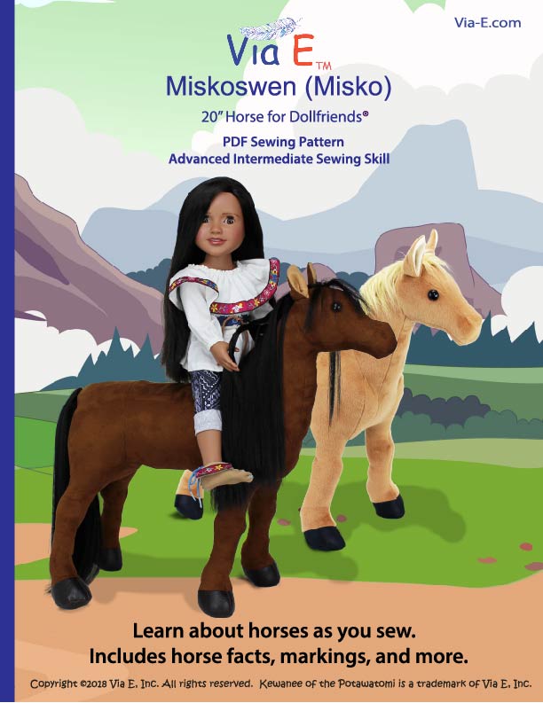 Kewanee's Horse Miskoswen (Misko) Sewing Pattern