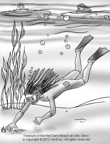 Treasure of the Red Sand Beach--an Alex Storicolor Book