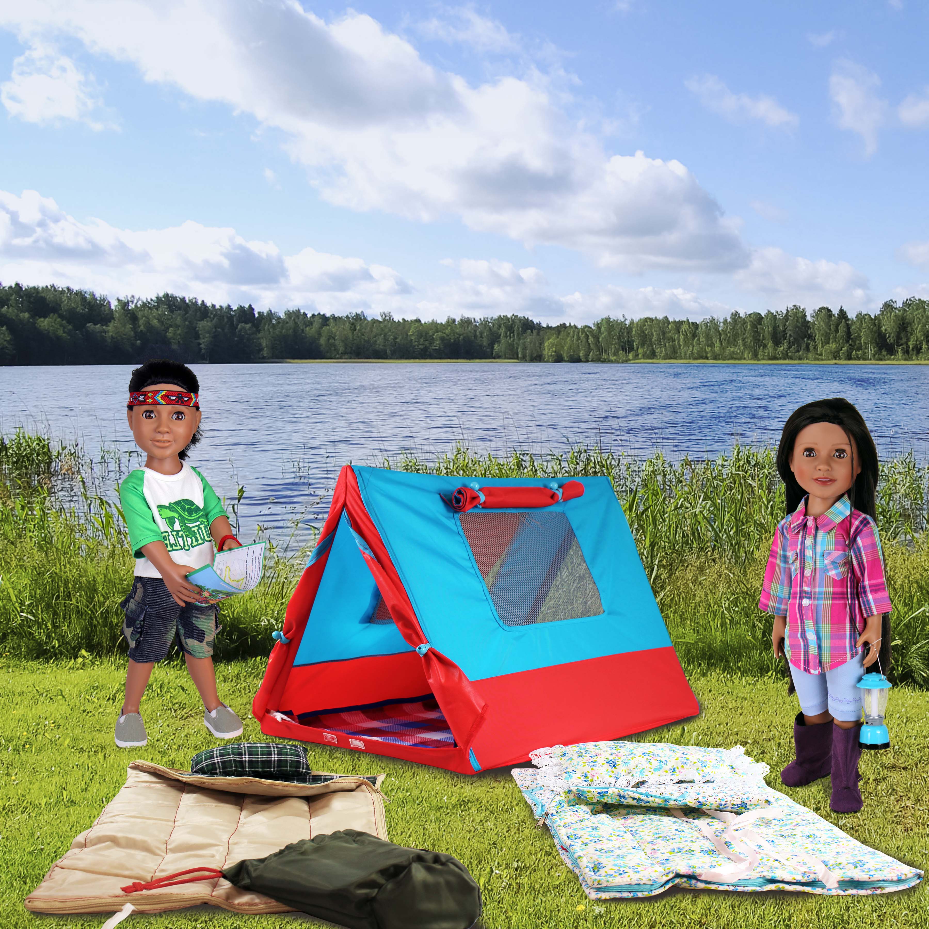Camping Fun Tent and Sleeping Bags