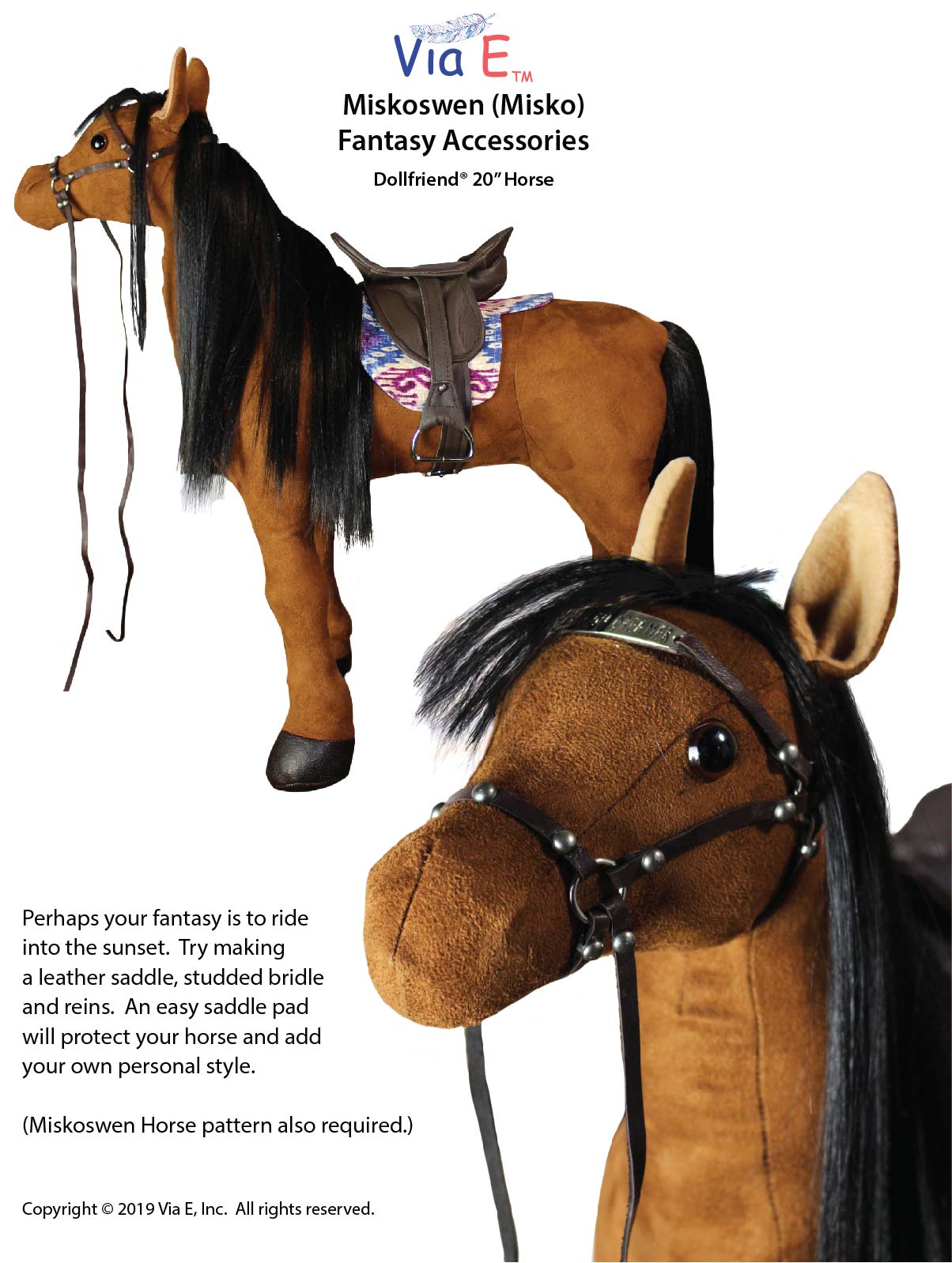 Kewanee's Horse Miskoswen Fantasy Accessories Pattern