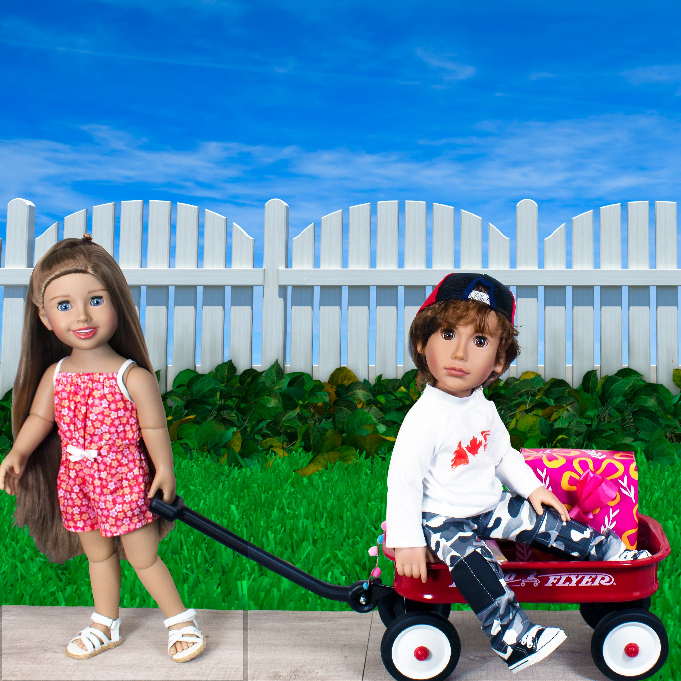 Dollfriend Radio Flyer Wagon