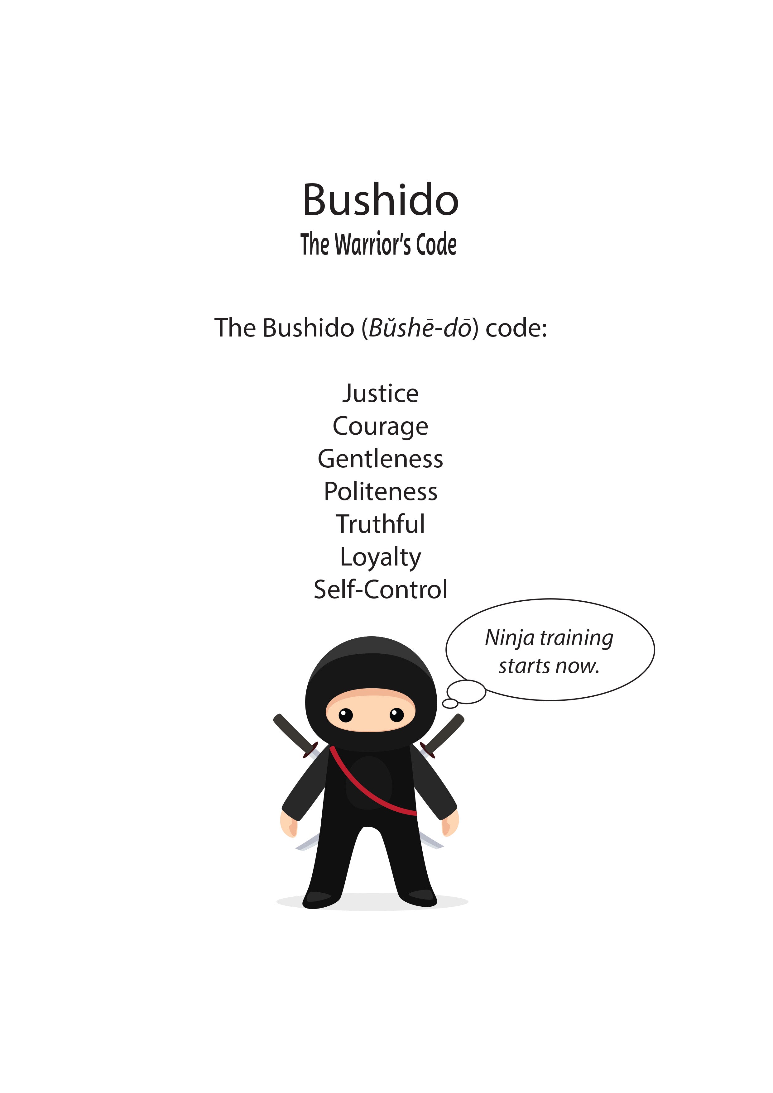 Issun Boshi and The Warrior's Code BUSHIDO