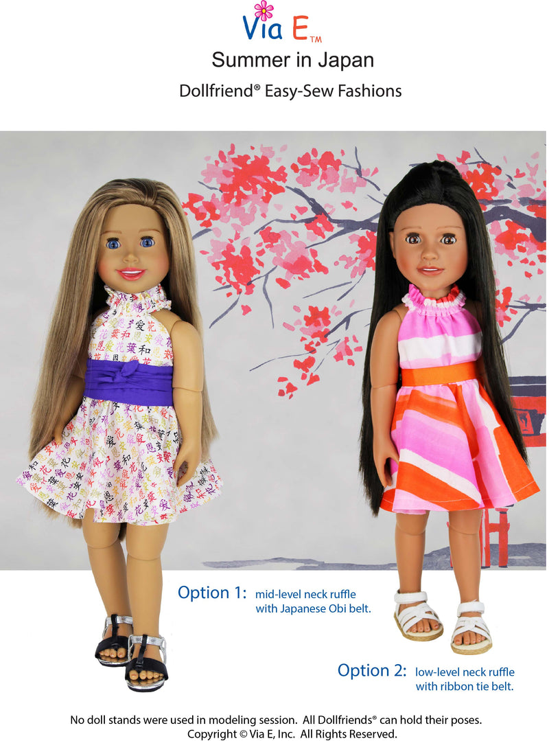 NEW!  Summer in Japan Easy Sew Pattern