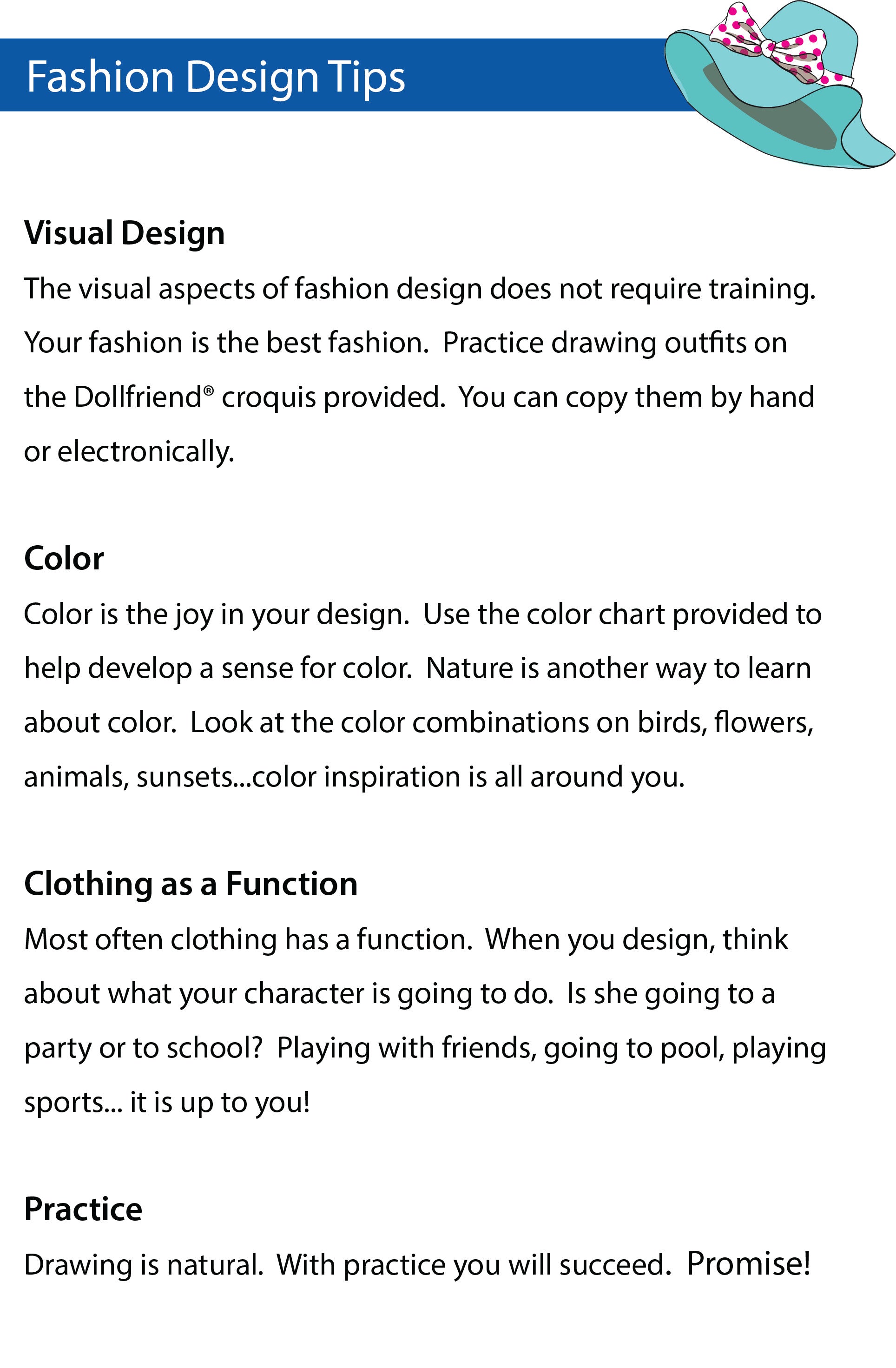 Via E Paper Dollfriends®and Fashion Design Activitybook