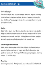 Via E Paper Dollfriends®and Fashion Design Activitybook