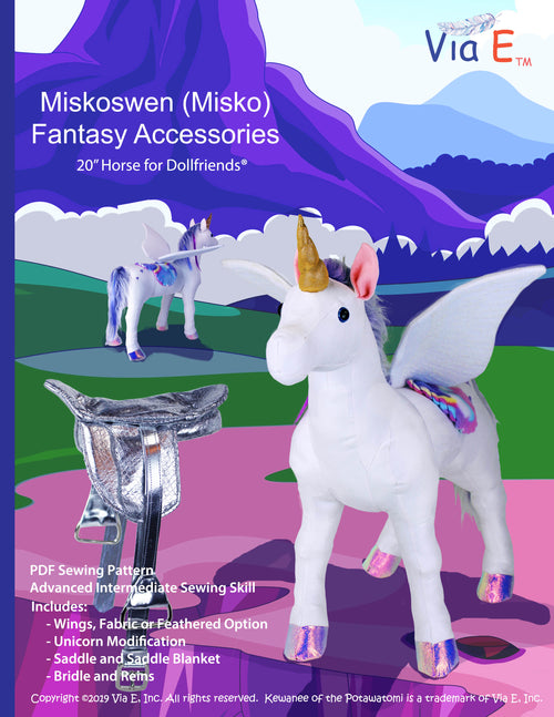Kewanee's Horse Miskoswen Fantasy Accessories Pattern