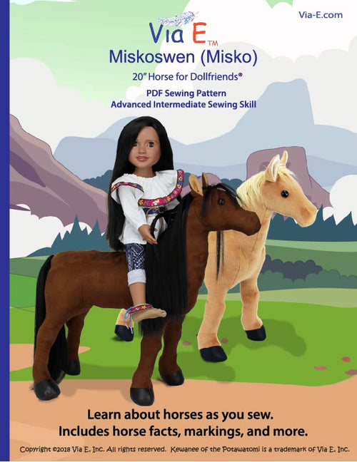 Kewanee's Horse Miskoswen (Misko) Sewing Pattern